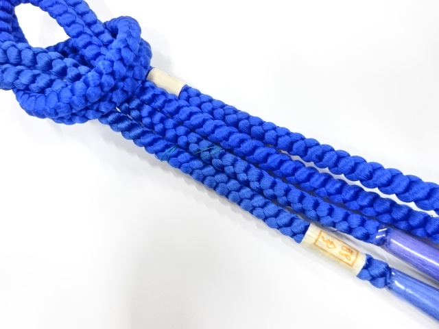 未使用品　正絹　手組帯締め